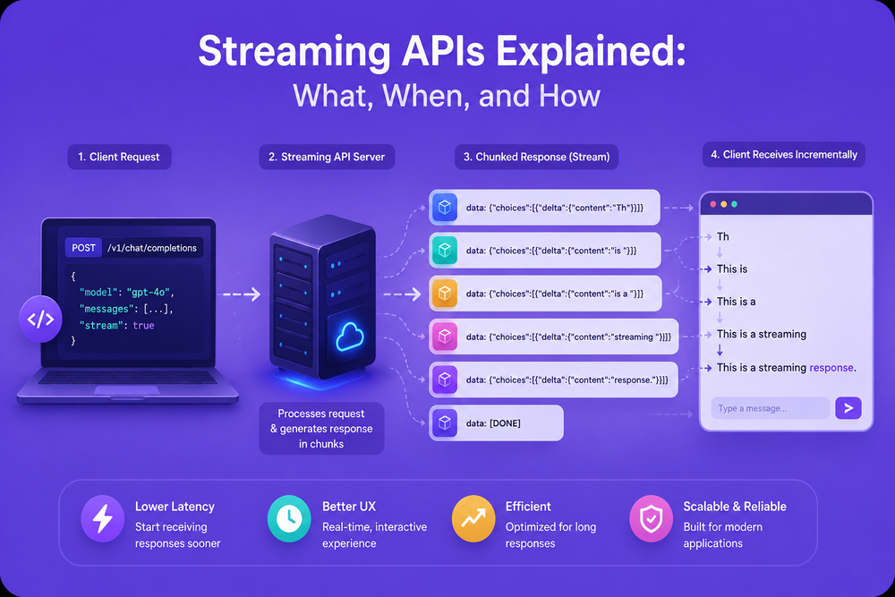 Streaming APIs Explained: What, When, and How